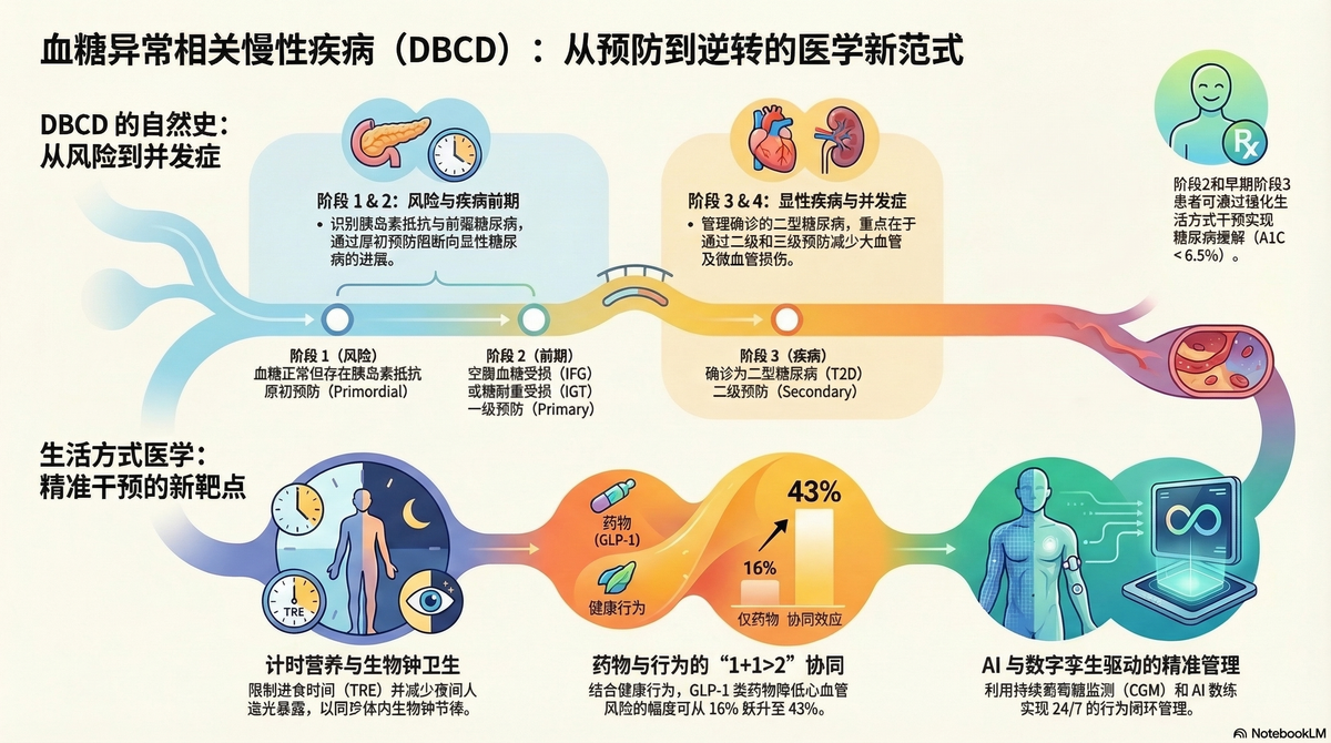 血糖异常相关慢行疾病（DBCD）从预防到逆转的医学新范式