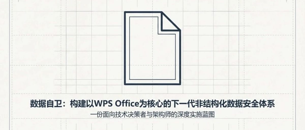 非结构化数据安全体系构建：WPS Office元数据嵌入与签名模式深度技术实施指南